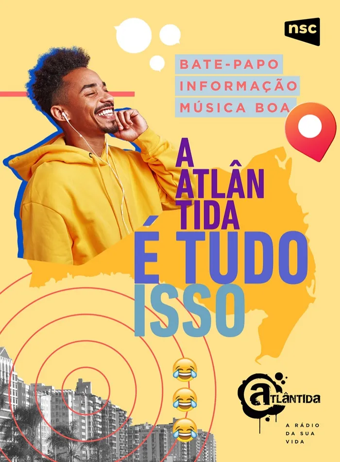 Página de anúncio da campanha Atlântida
