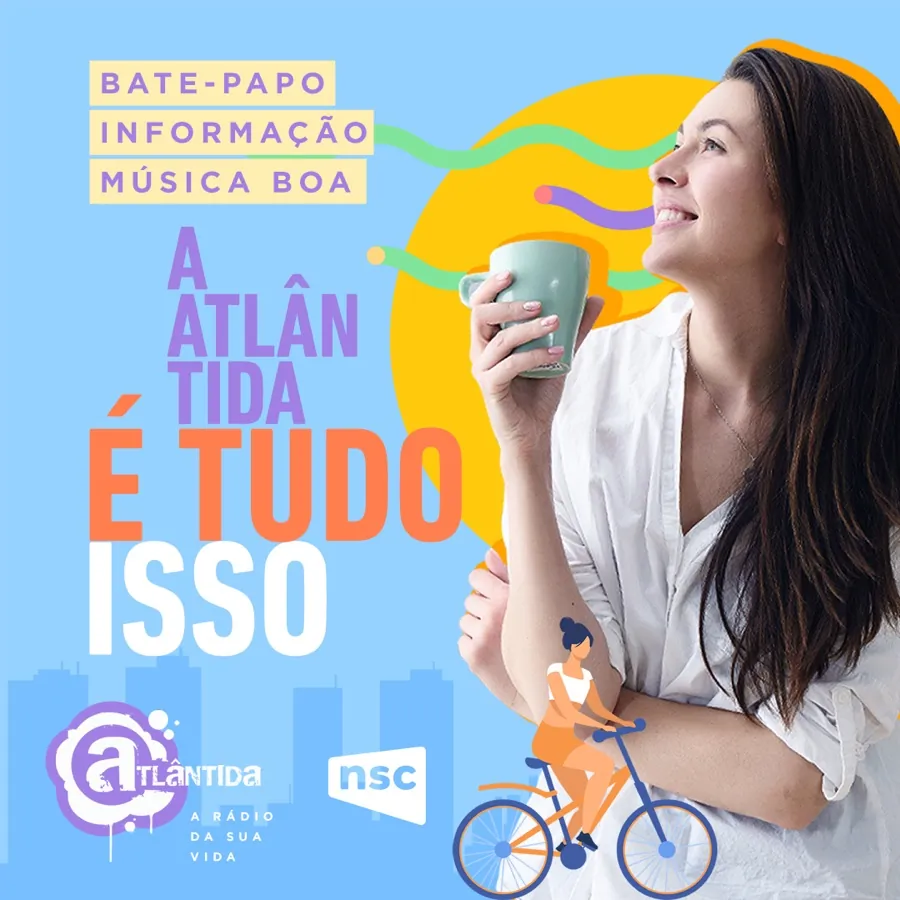Variação de post de Instagram da campanha Atlântida