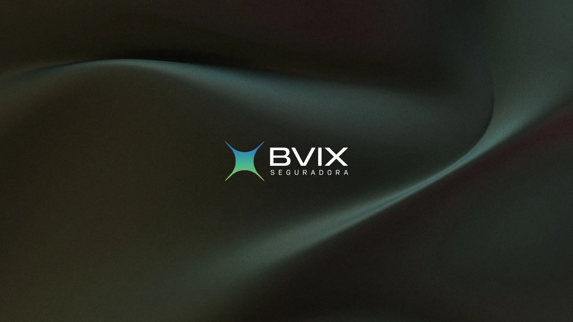 Marca BVIX Seguradora sobre fundo com textura em degradê