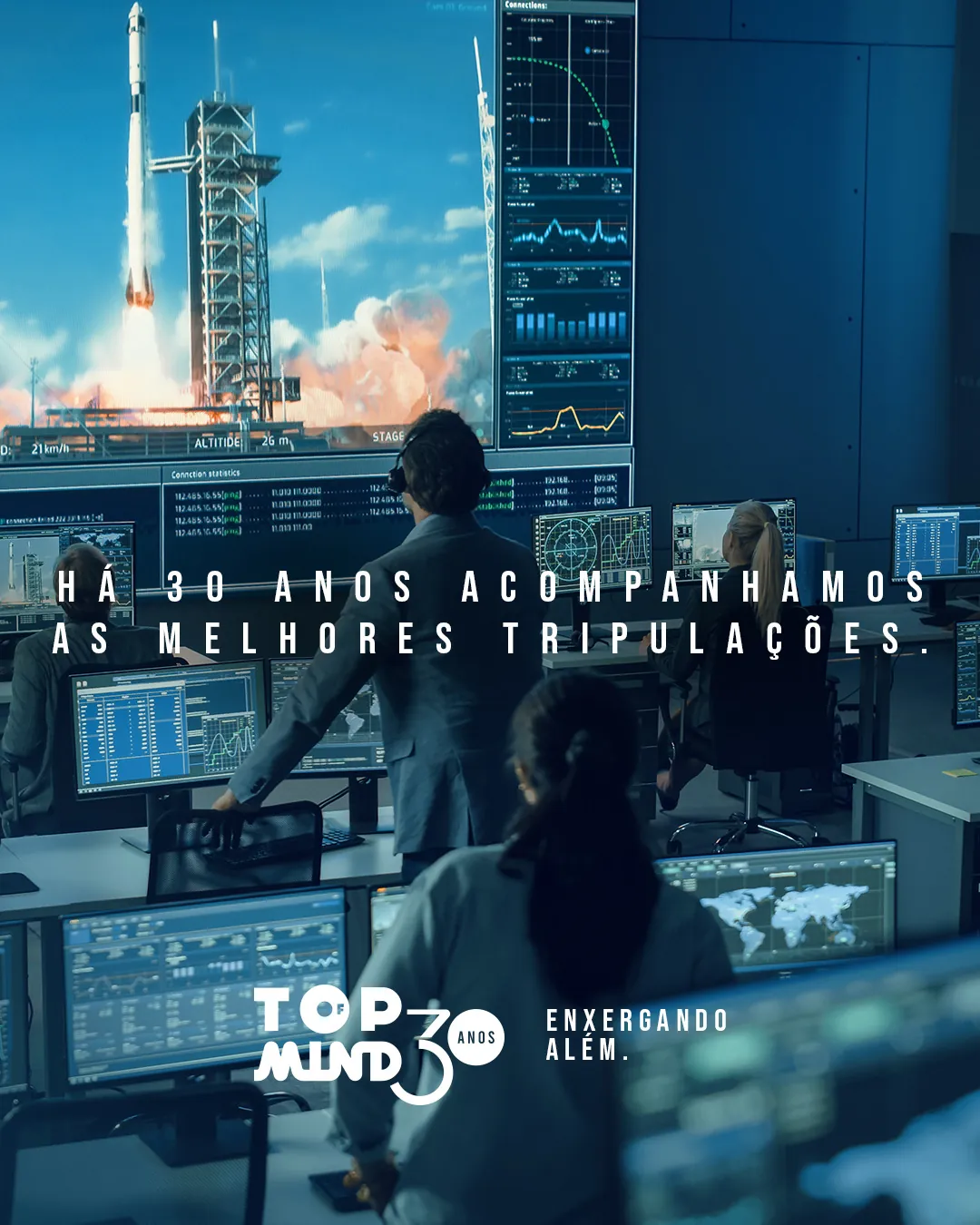 Peça — Há 30 anos acompanhamos as melhores tripulações